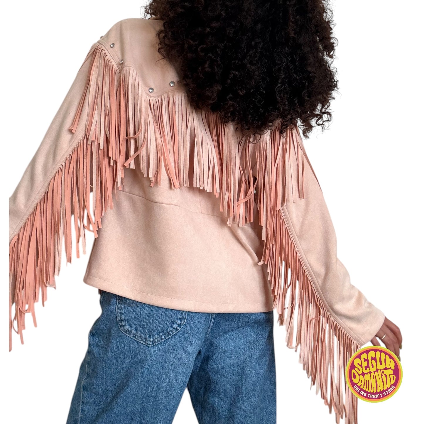 Pink Fringe Jacket