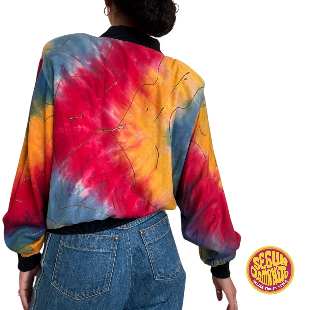 Tie Dye 90’s Vintage Jacket