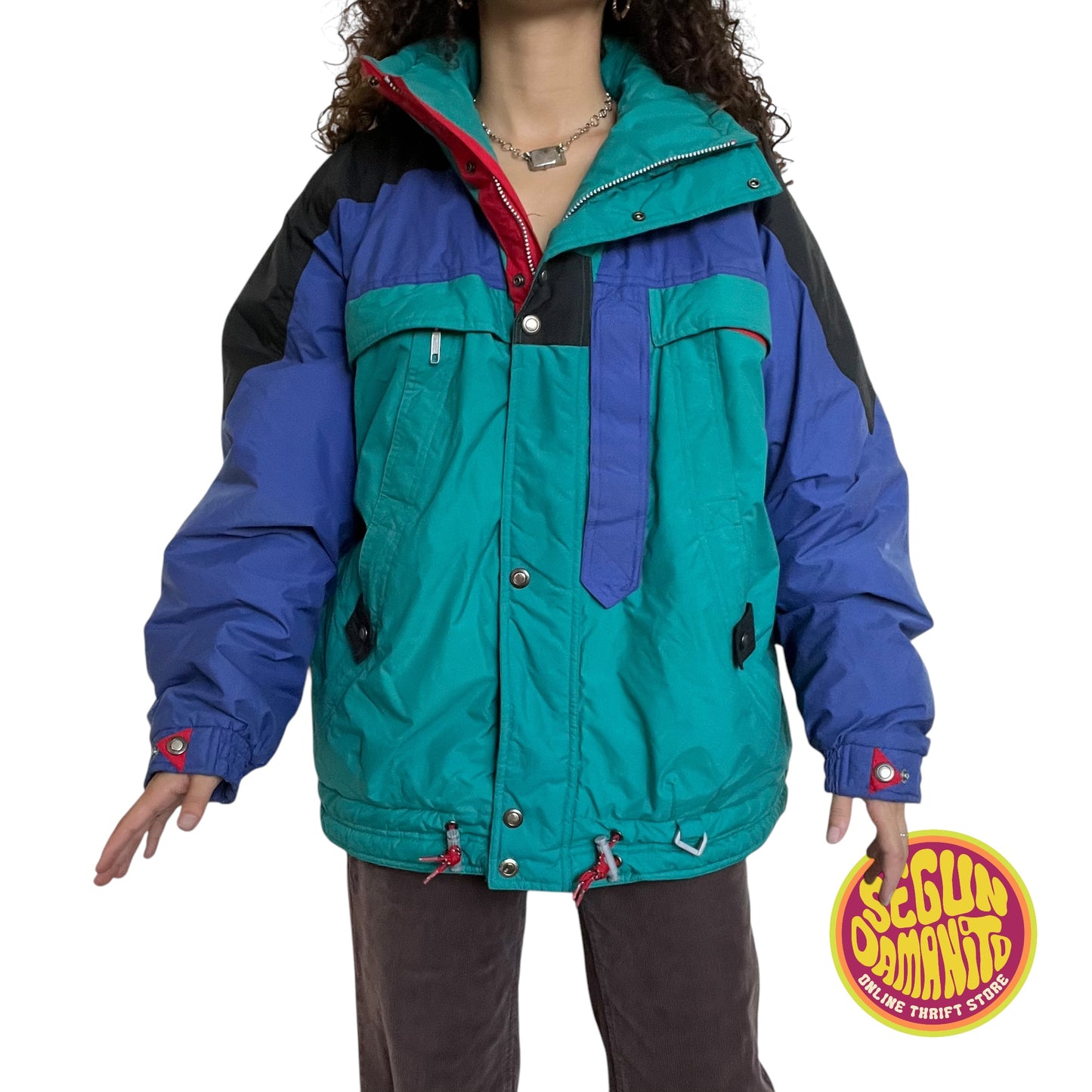 Blue Tones Heavy Duty Snow 90’s Vintage Jacket