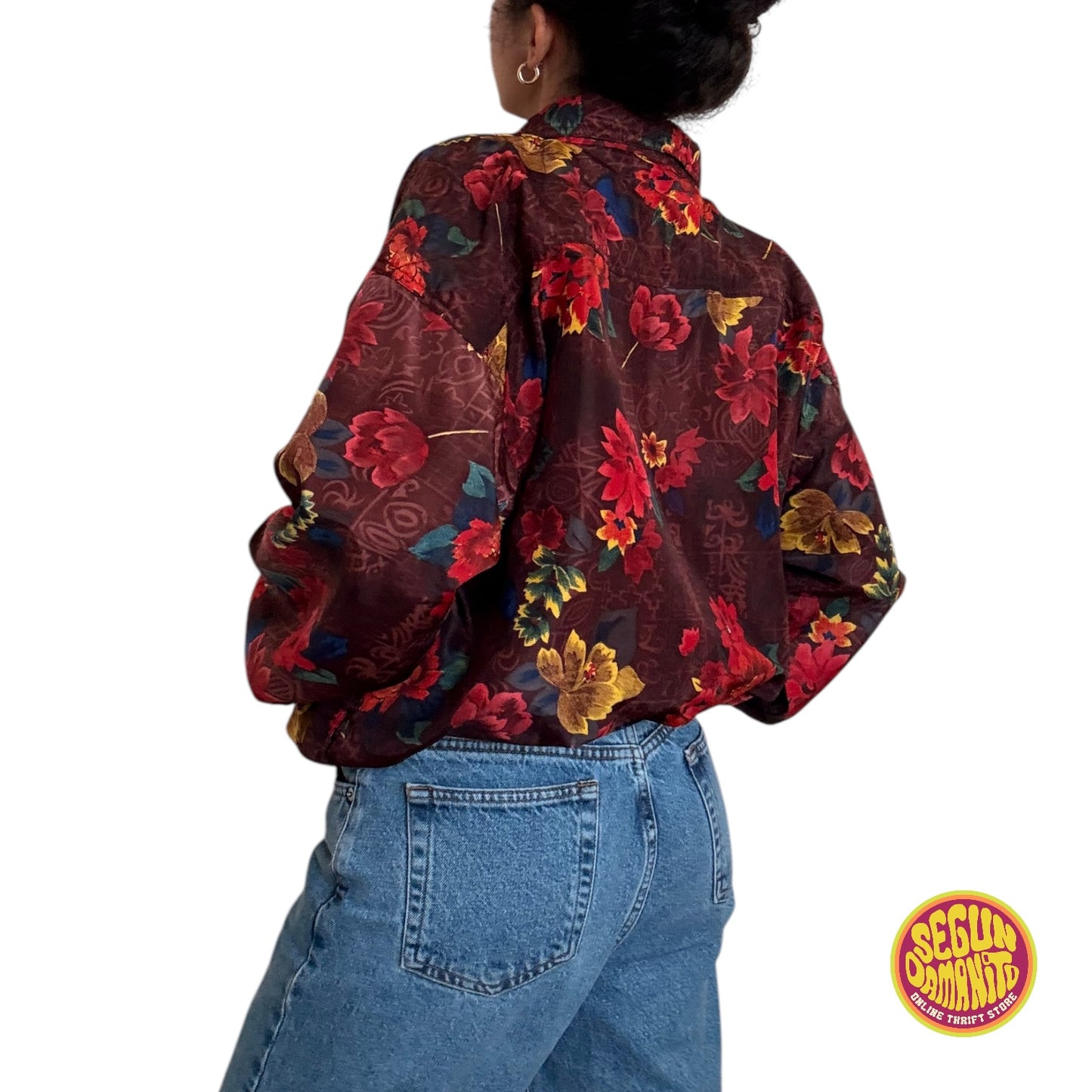 Floral Print 90’s Vintage Jacket