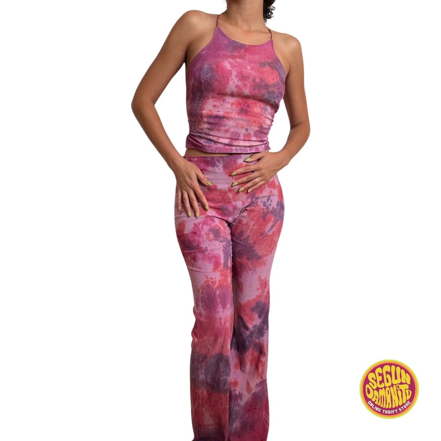 Hand Dyed 90’s Vintage Up-Cycled Pant Set