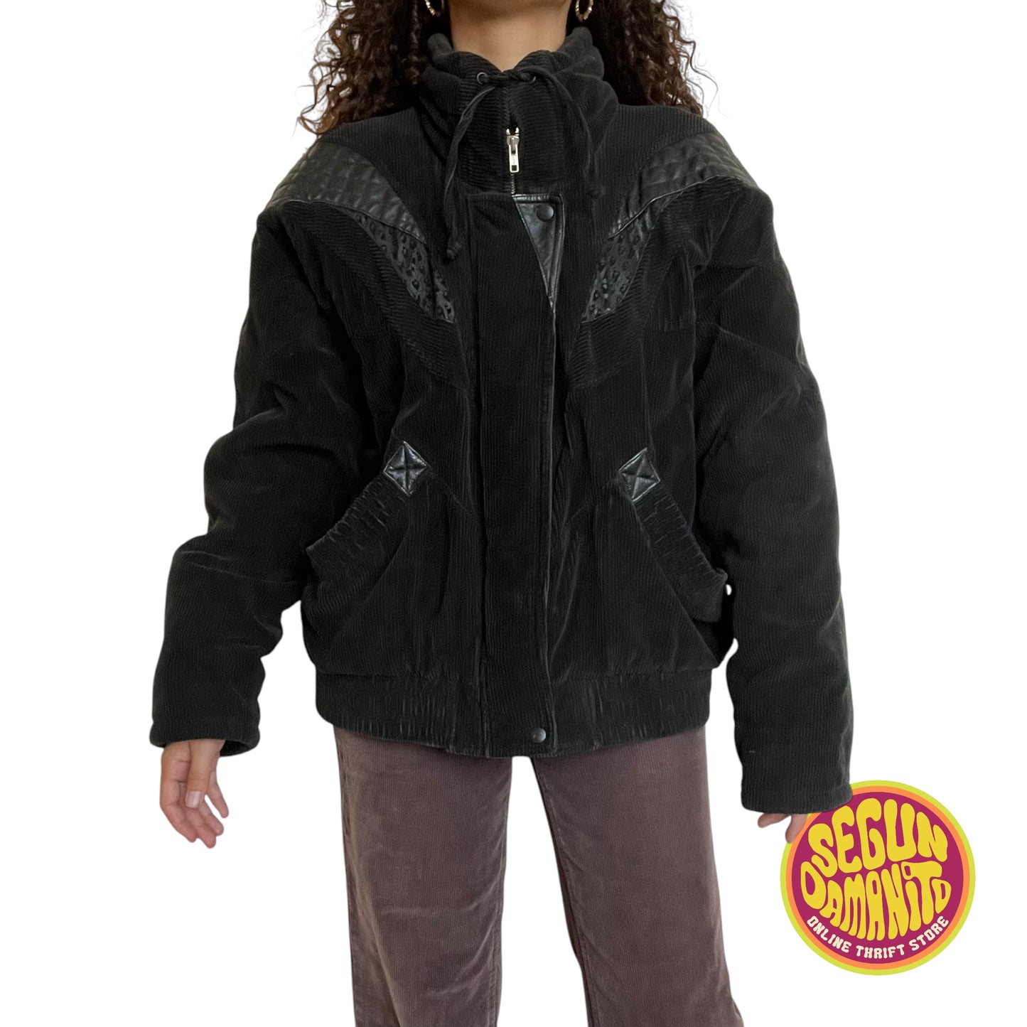 Black Heavy Duty Snow 90’s Vintage Jacket