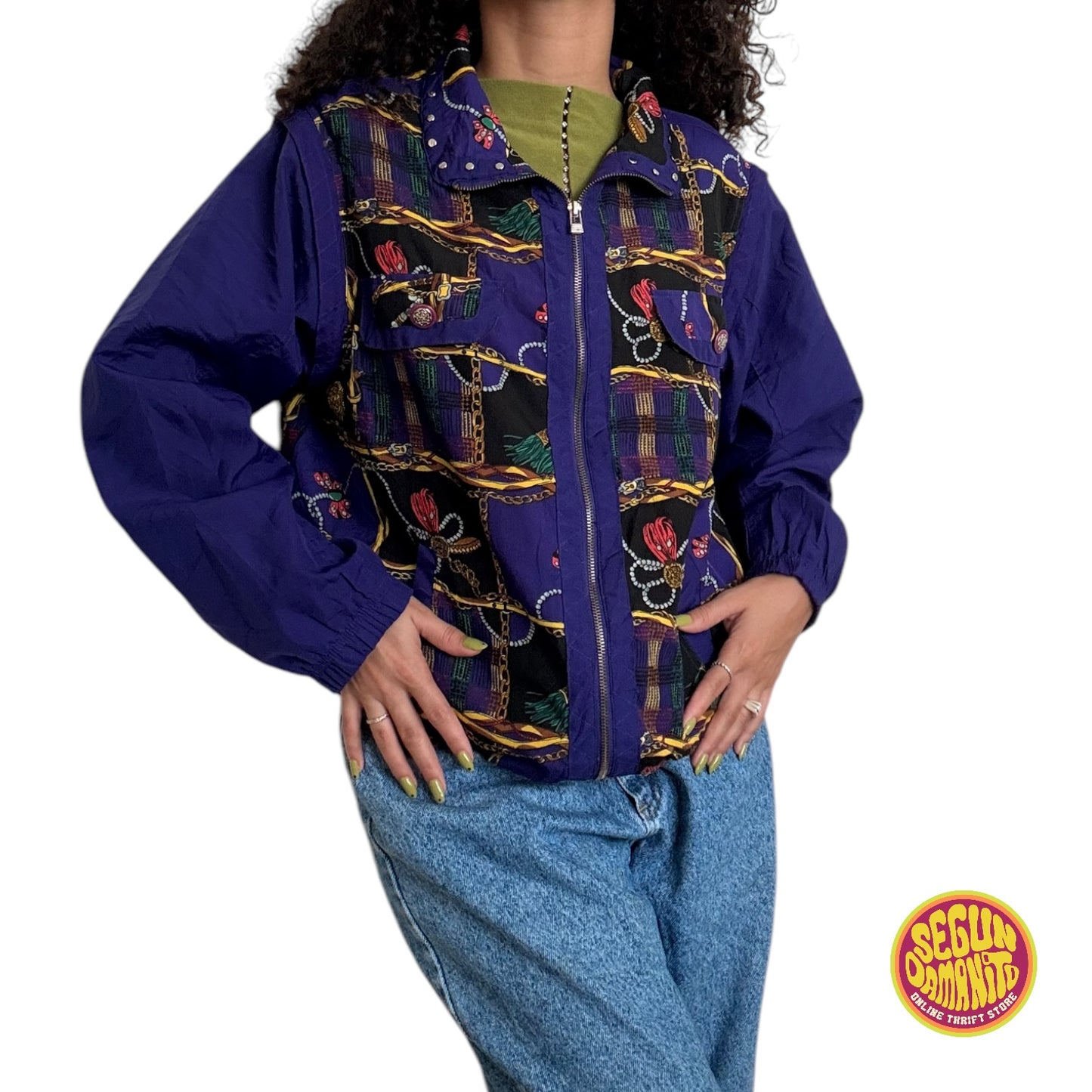 Removable Sleeves 90’s Vintage Jacket