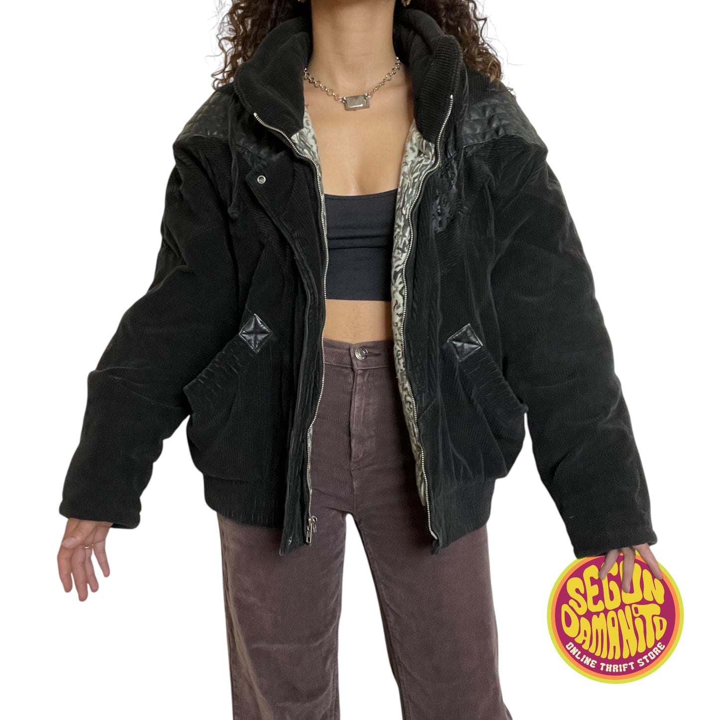 Black Heavy Duty Snow 90’s Vintage Jacket