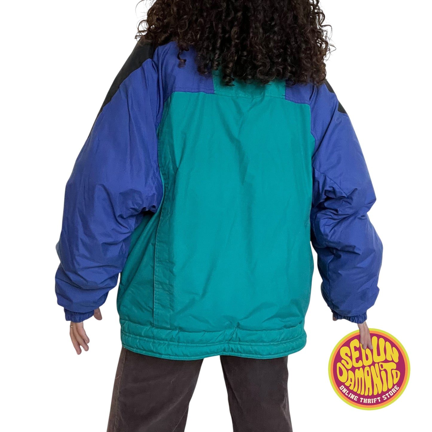 Blue Tones Heavy Duty Snow 90’s Vintage Jacket