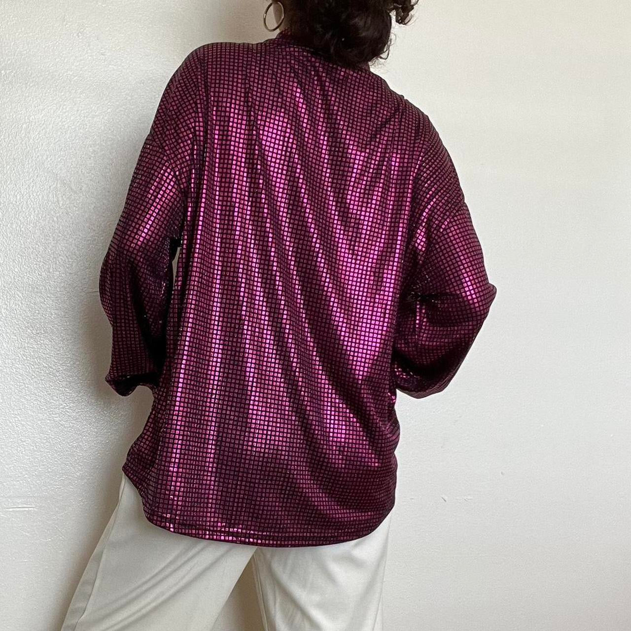 Modern Pink and Purple Disco Shirt
