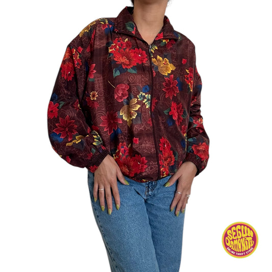 Floral Print 90’s Vintage Jacket