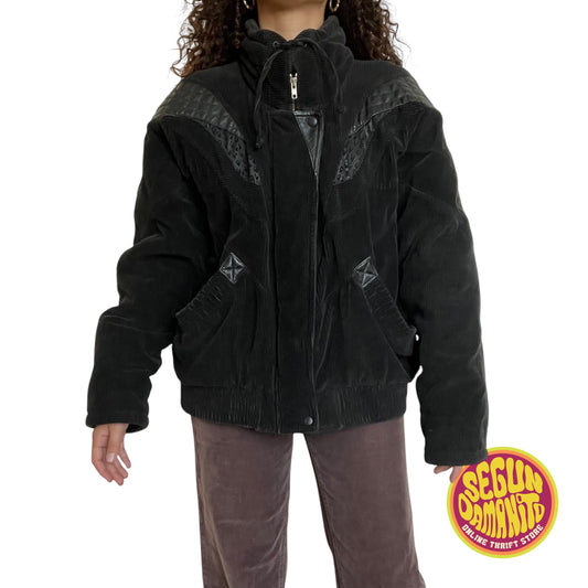 Black Heavy Duty Snow 90’s Vintage Jacket